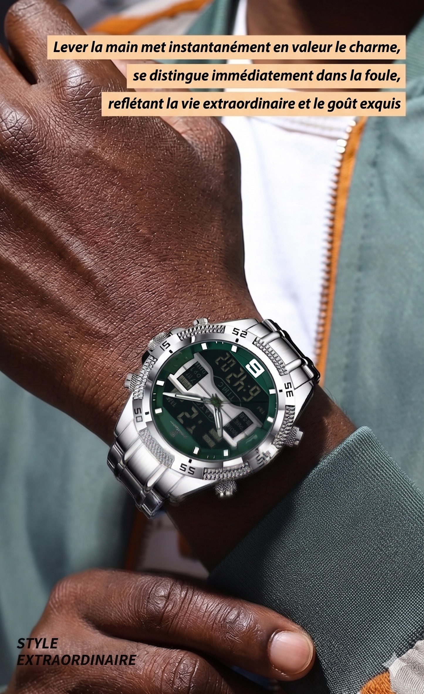 La montre qui fait paraître votre style plus cher.