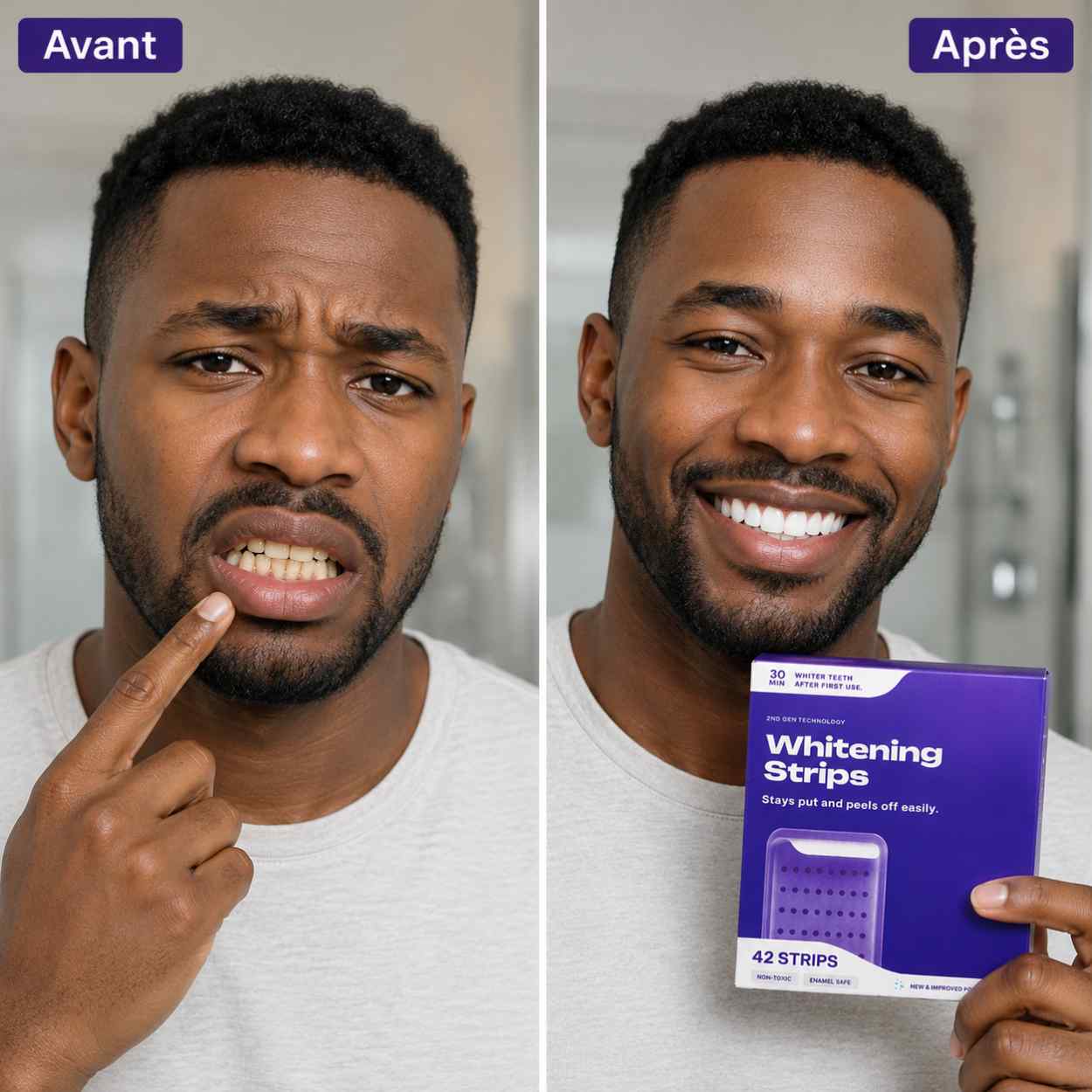 En quelques minutes par jour, ton sourire peut paraître beaucoup plus lumineux. 😁
